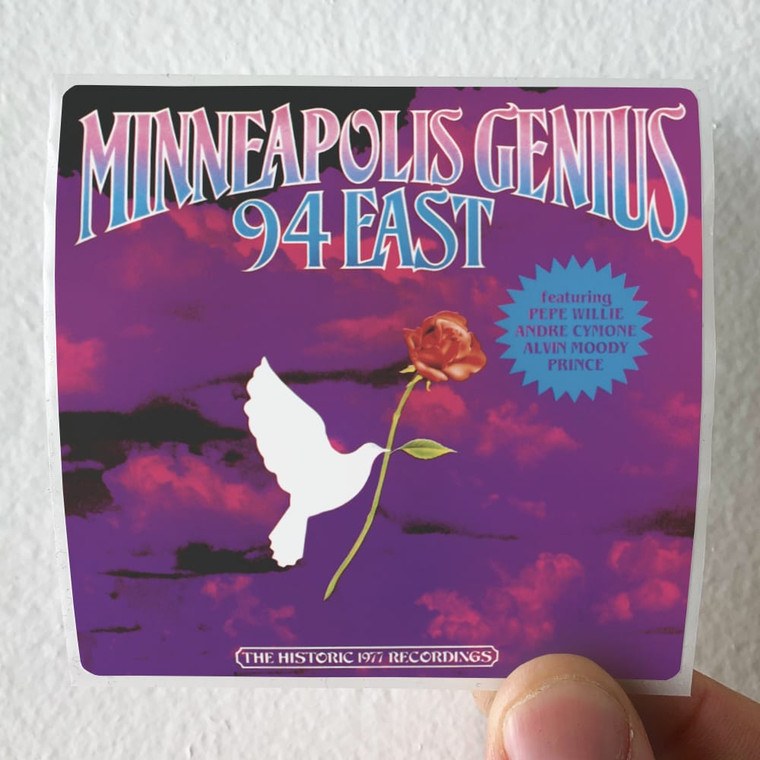 94 East Minneapolis Genius The Historic 1977 Recordings Album Cover Sticker 94 East Minneapolis Genius The Historic 1977 Recordings Album Cover Sticker