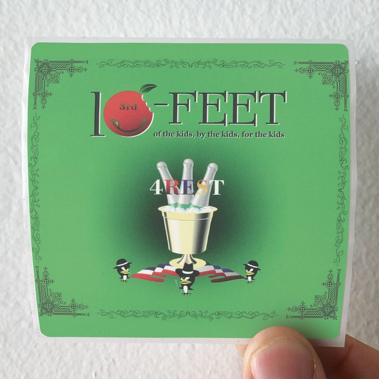 10-FEET 4Rest Album Cover Sticker