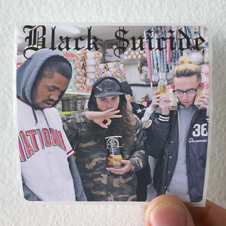 SuicideboyS Black Uicide Album Cover Sticker