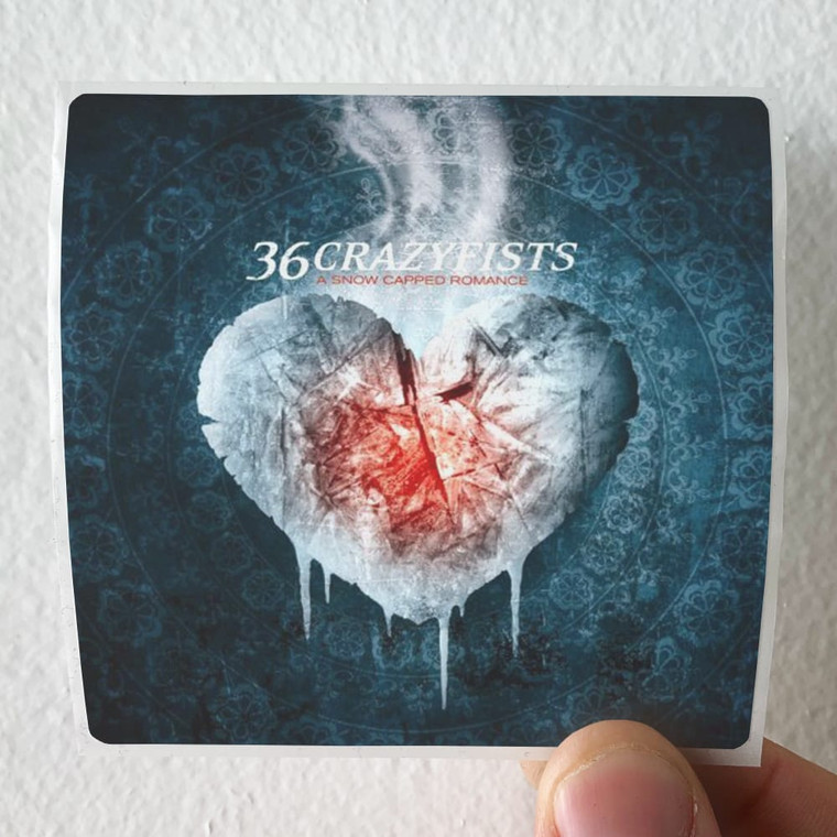 36 Crazyfists A Snow Capped Romance Album Cover Sticker