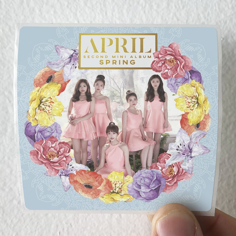 APRIL-Spring-Album-Cover-Sticker