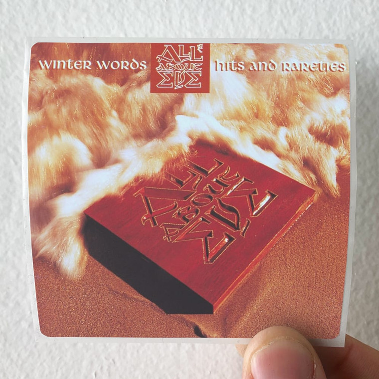 All-About-Eve-Winter-Words-Hits-And-Rareties-Album-Cover-Sticker
