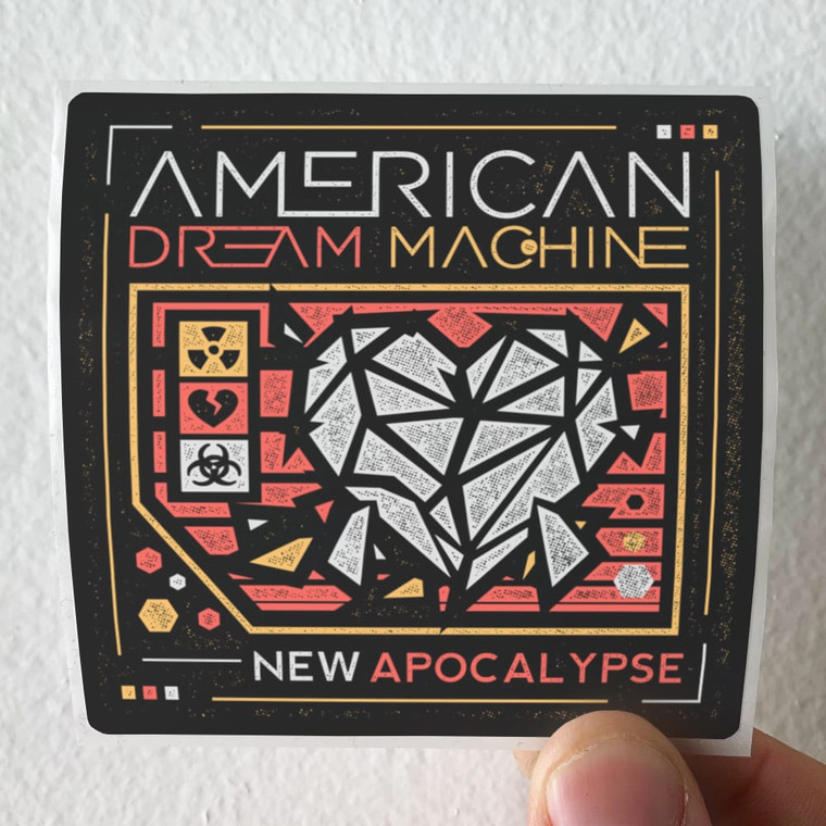 American-Dream-Machine-New-Apocalypse-Album-Cover-Sticker American-Dream-Machine-New-Apocalypse-Album-Cover-Sticker