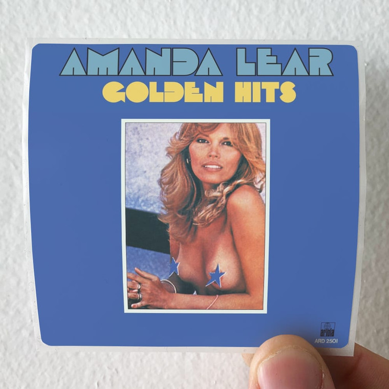 Amanda-Lear-Golden-Hits-Album-Cover-Sticker