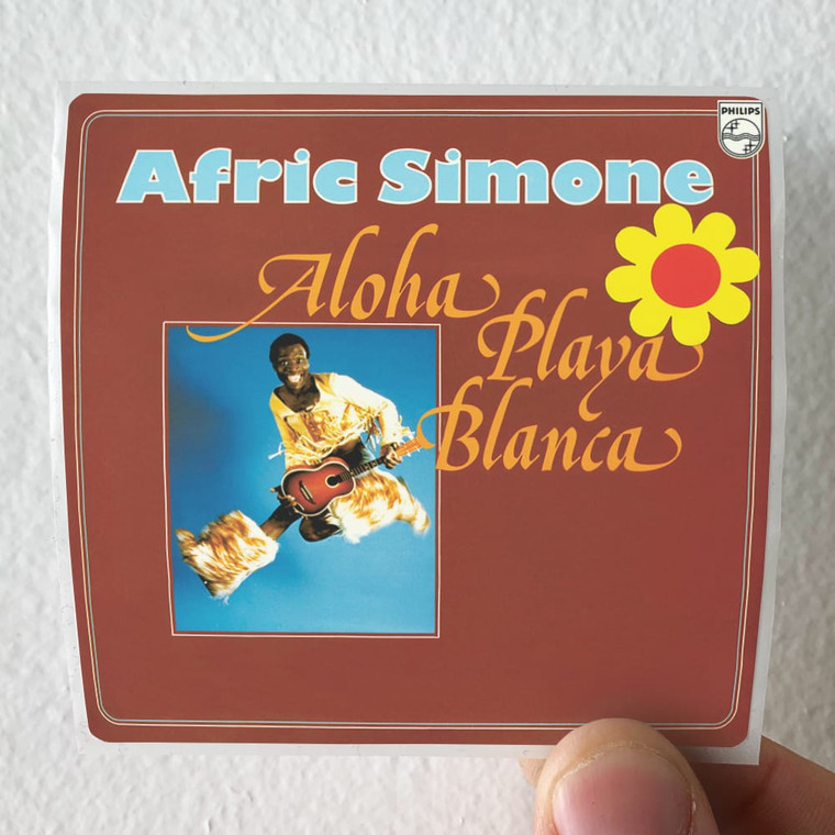 Afric-Simone-Aloha-Playa-Blanca-Album-Cover-Sticker