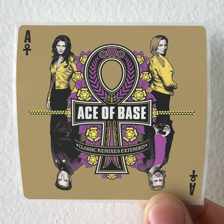 Ace-of-Base-Greatest-Hits-Classic-Remixes-And-Music-Videos-2-Album-Cover-Sticker