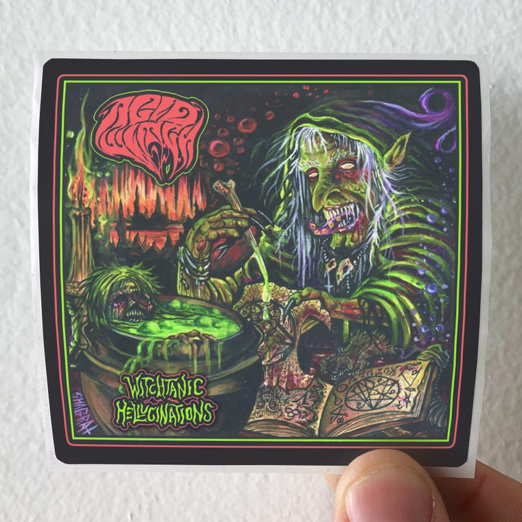 Acid-Witch-Witchtanic-Hellucinations-Album-Cover-Sticker Acid-Witch-Witchtanic-Hellucinations-Album-Cover-Sticker