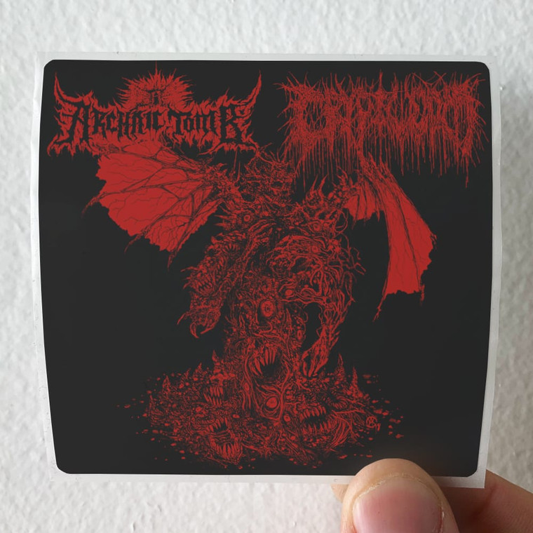Archaic-Tomb-Persecution-Paraphernalia-Putrefactive-Regurgitation-Album-Cover-Sticker