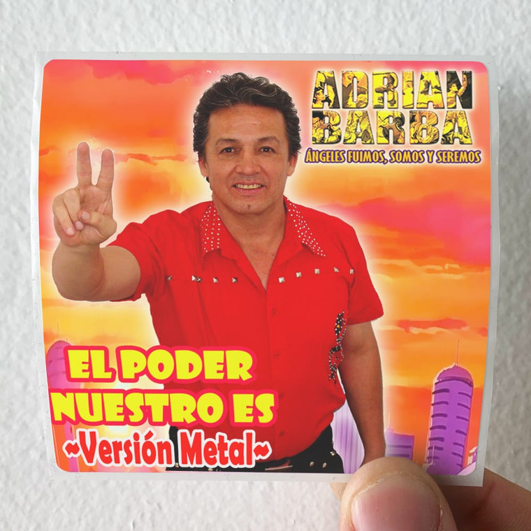 Adrian-Barba-El-Poder-Nuestro-Versin-Metal-Album-Cover-Sticker