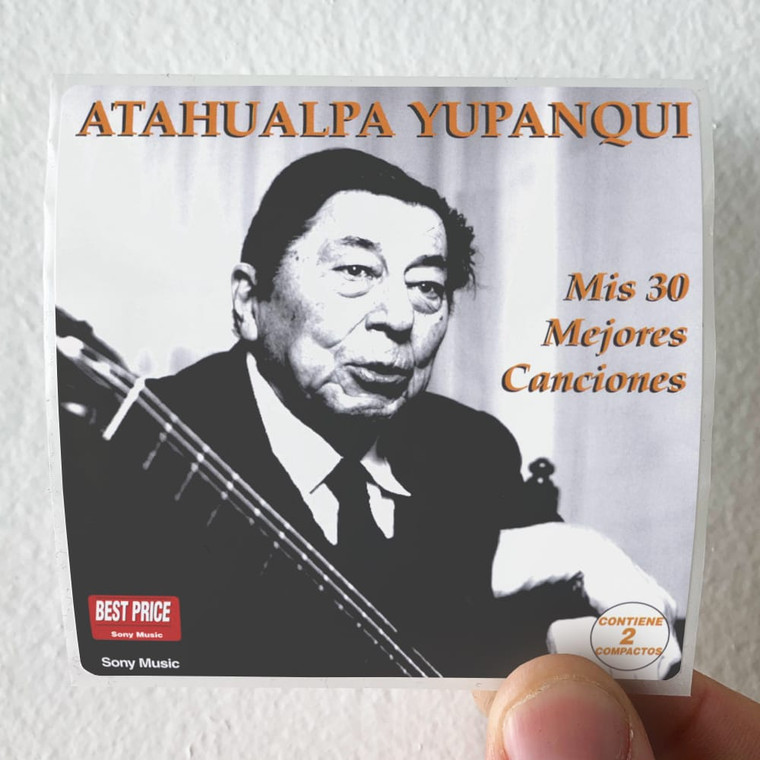 Atahualpa-Yupanqui-Mis-30-Mejores-Canciones-Album-Cover-Sticker