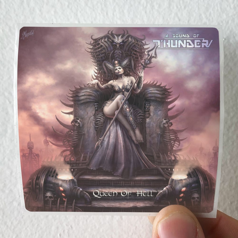 A-Sound-of-Thunder-Queen-Of-Hell-Album-Cover-Sticker