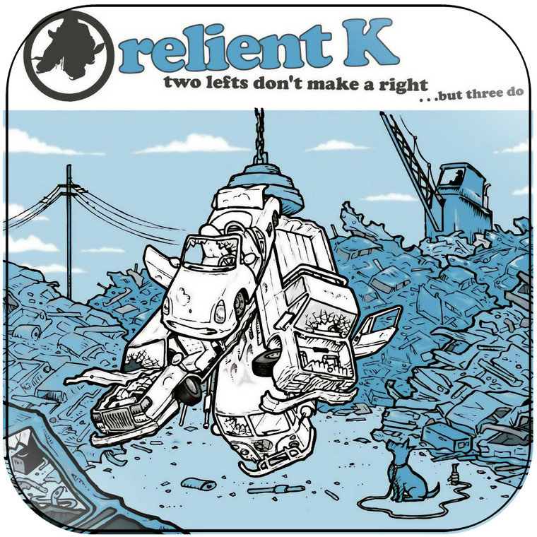 Relient K two lefts dont make a right but three do-2 Album Cover Sticker Album Cover Sticker