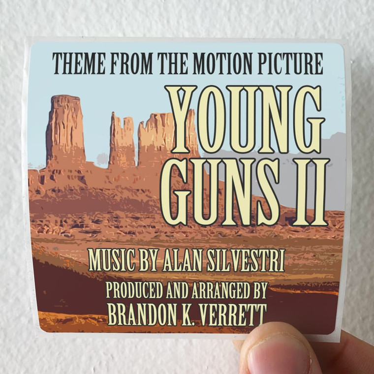 Alan-Silvestri-Young-Guns-Ii-Album-Cover-Sticker