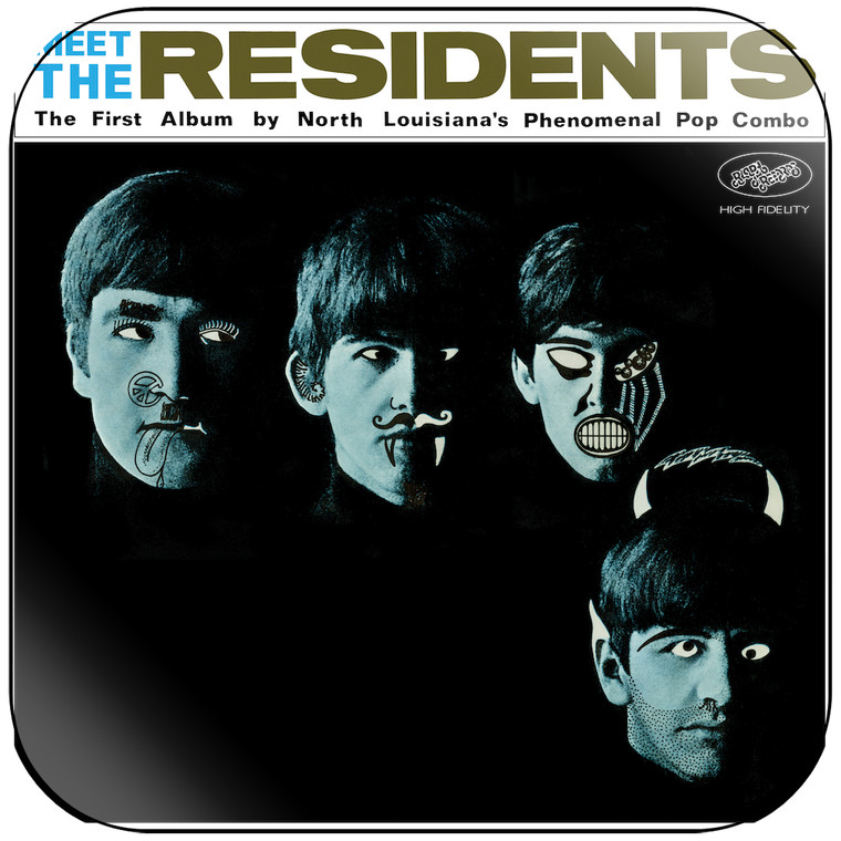 The Residents meet the residents Album Cover Sticker Album Cover Sticker