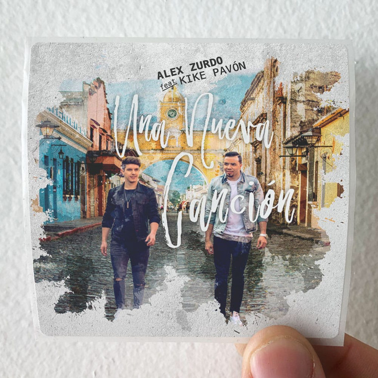 Alex-Zurdo-Una-Nueva-Cancin-Feat-Kike-Pavn-Album-Cover-Sticker