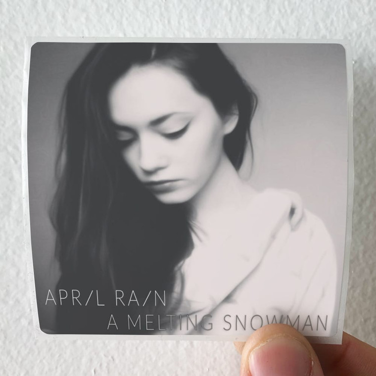 April-Rain-A-Melting-Snowman-Album-Cover-Sticker