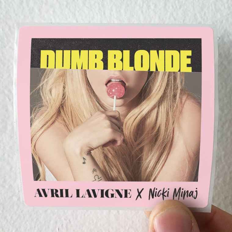 Avril-Lavigne-Dumb-Blonde-Album-Cover-Sticker