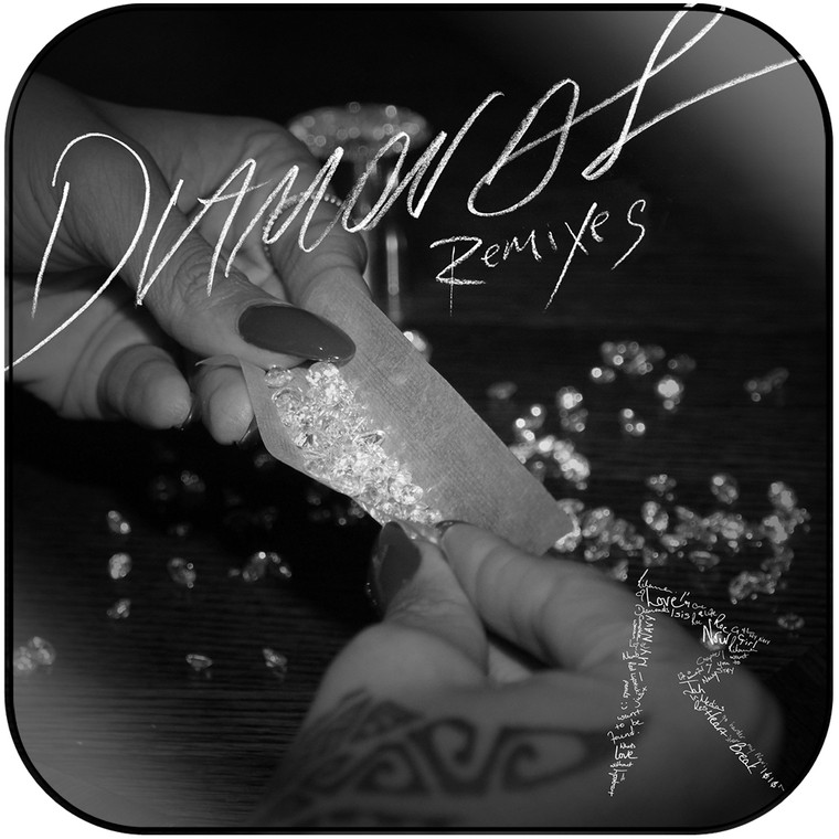 Rihanna diamonds remix Album Cover Sticker Album Cover Sticker