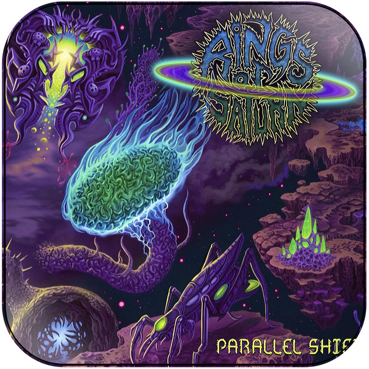 Rings of Saturn parallel shift Album Cover Sticker Album Cover Sticker