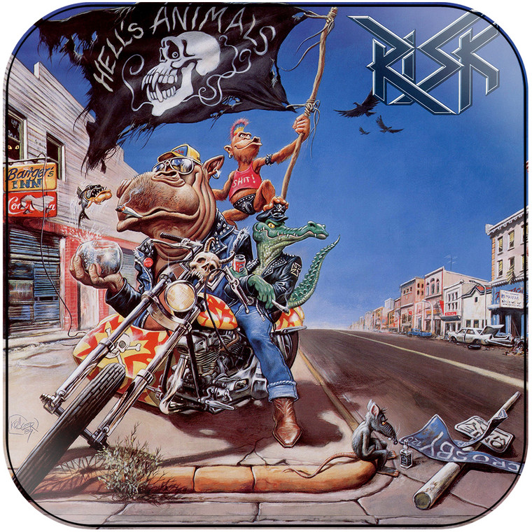 Risk hells animals Album Cover Sticker Album Cover Sticker