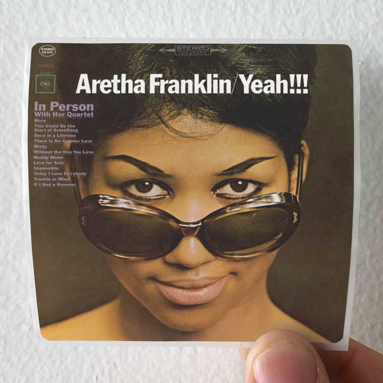 Aretha-Franklin-1-Heure-Avec-Aretha-Franklin-Yeah-In-Person-With-Her-Quarte-Album-Cover-Sticker