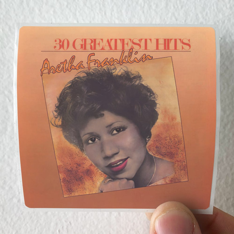 Aretha-Franklin-30-Greatest-Hits-1-Album-Cover-Sticker