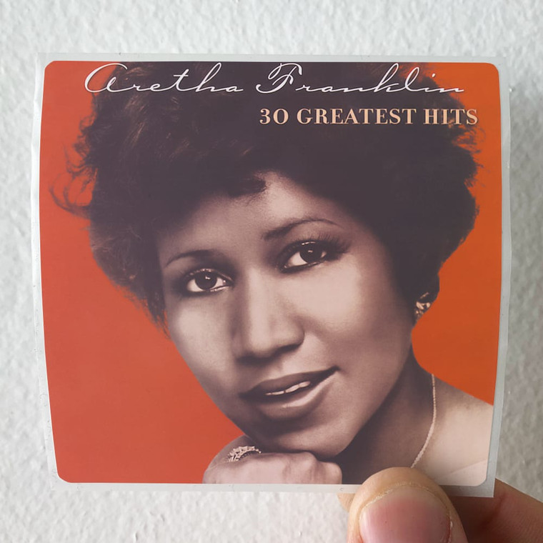 Aretha-Franklin-30-Greatest-Hits-Album-Cover-Sticker