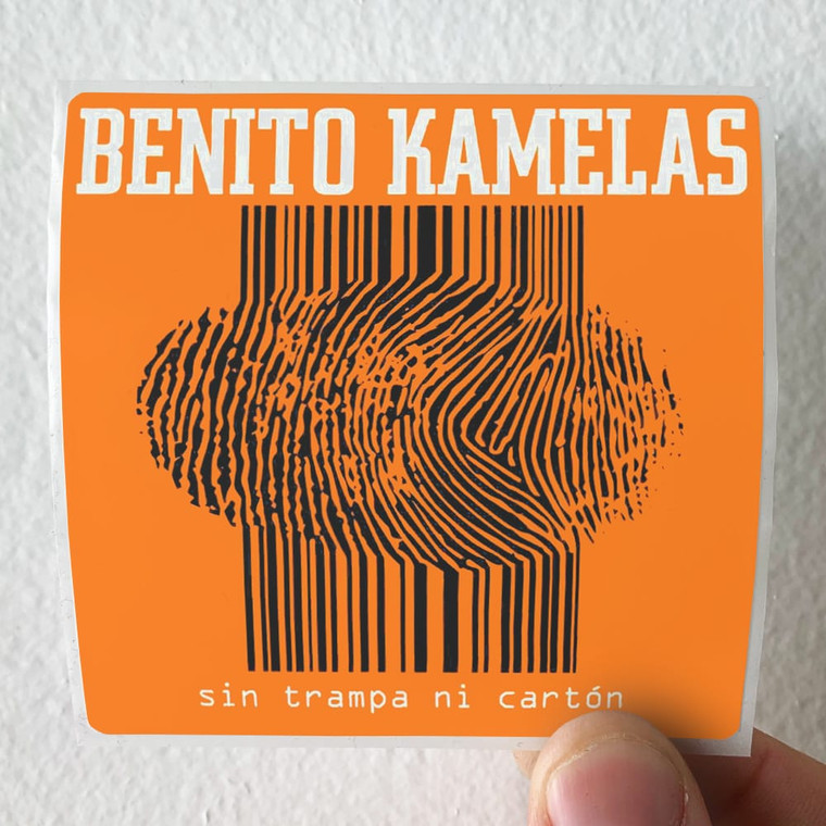 Benito-Kamelas-Sin-Trampa-Ni-Cartn-Album-Cover-Sticker