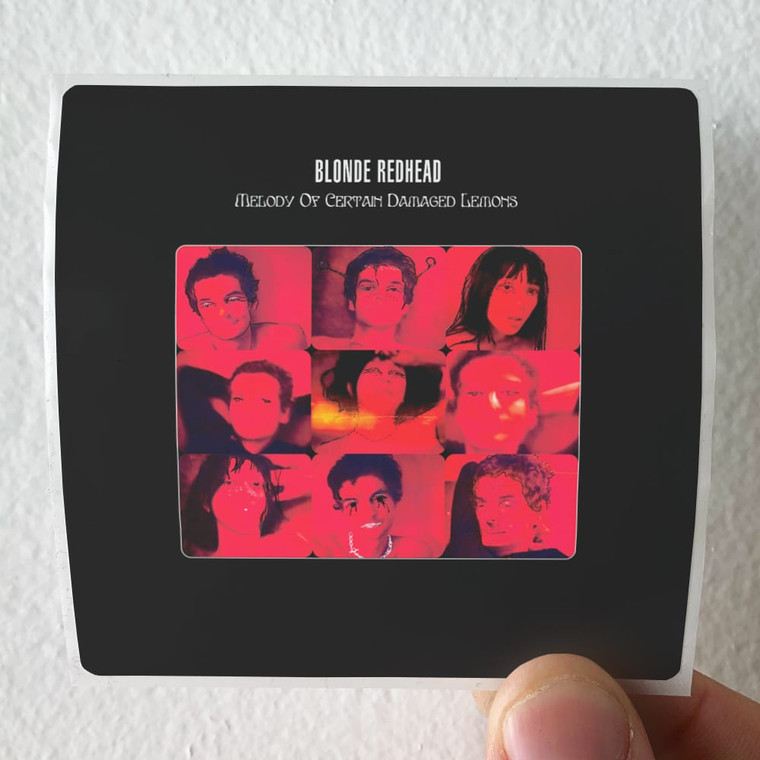 Blonde-Redhead-Melody-Of-Certain-Damaged-Lemons-Album-Cover-Sticker