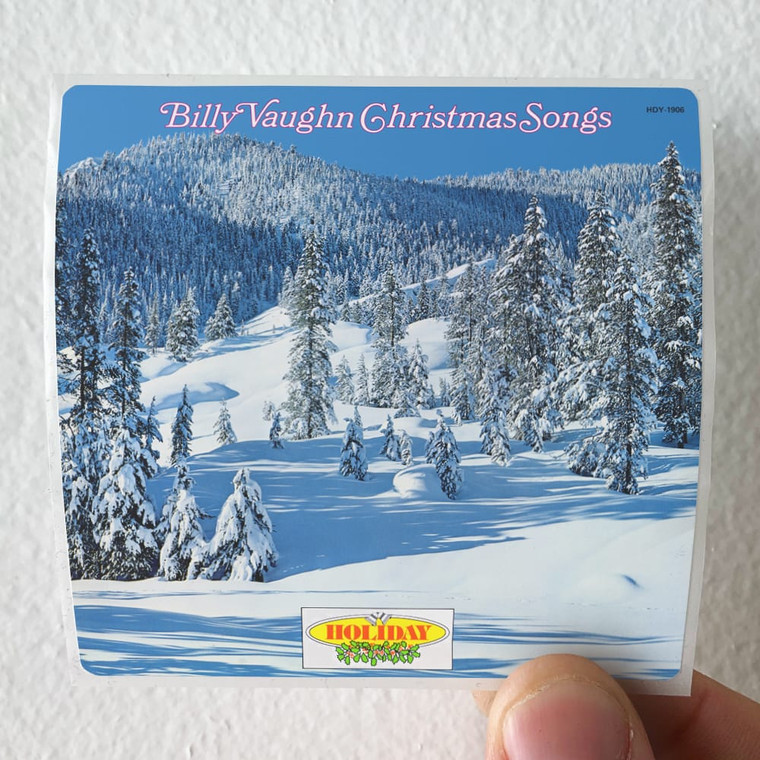 Billy-Vaughn-Christmas-Songs-Album-Cover-Sticker