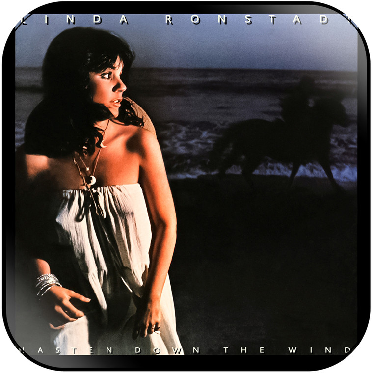 Linda Ronstadt hasten down the wind Album Cover Sticker Album Cover Sticker