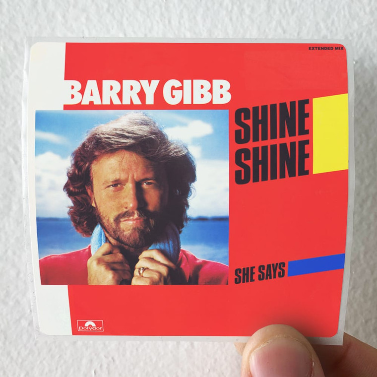 Barry-Gibb-Shine-Shine-Album-Cover-Sticker