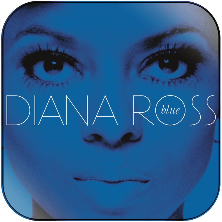 Diana Ross blue Album Cover Sticker Album Cover Sticker