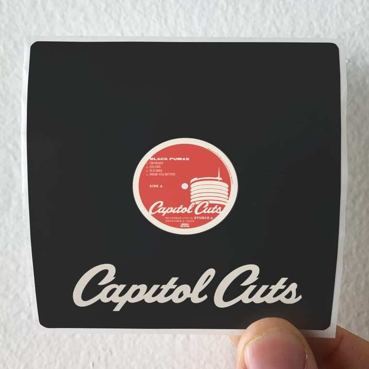 Black-Pumas-Capital-Cuts-Live-At-Studio-A-Album-Cover-Sticker Black-Pumas-Capital-Cuts-Live-At-Studio-A-Album-Cover-Sticker