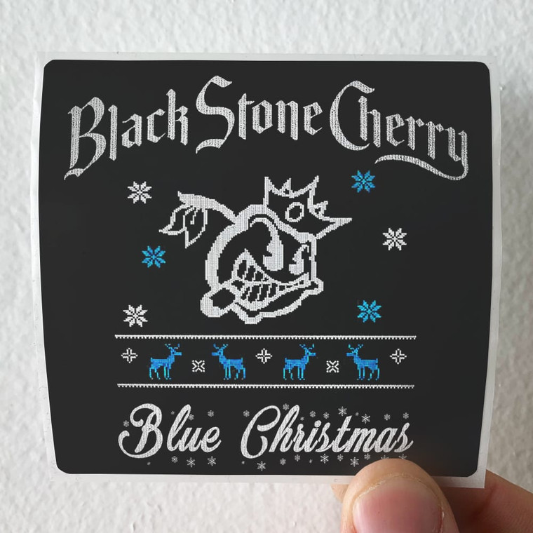Black-Stone-Cherry-Blue-Christmas-Album-Cover-Sticker