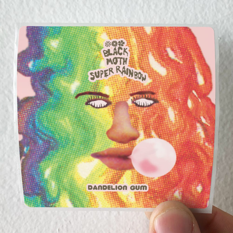 Black-Moth-Super-Rainbow-Dandelion-Gum-Album-Cover-Sticker