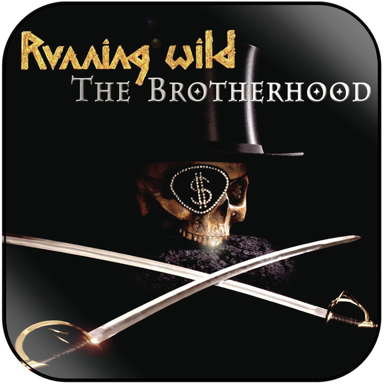 Running Wild the brotherhood Album Cover Sticker Album Cover Sticker
