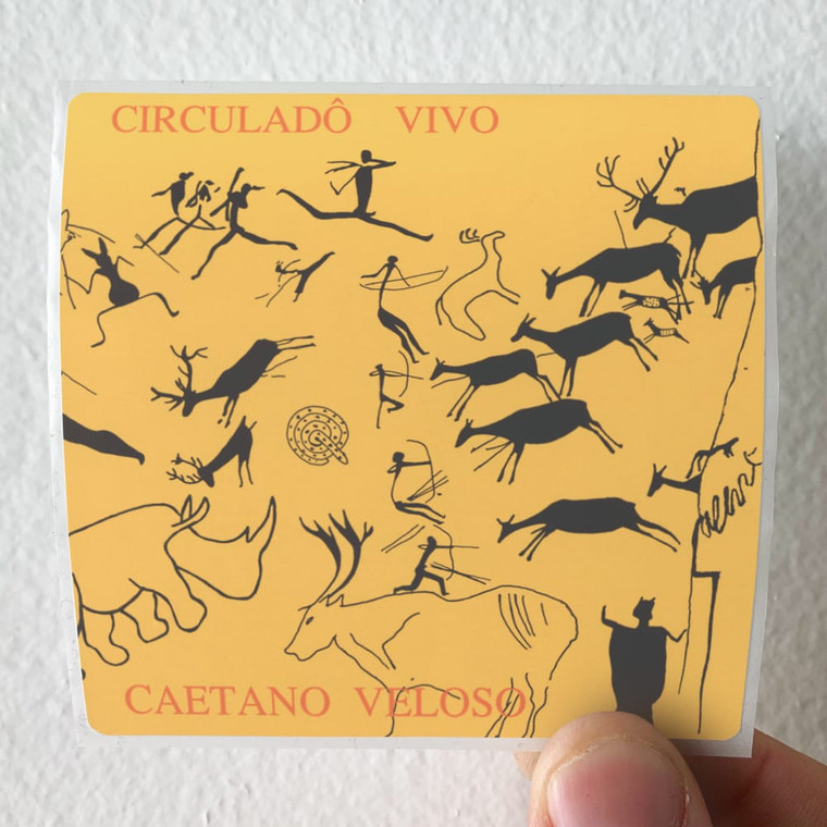 Caetano-Veloso-Circulado-Vivo-Album-Cover-Sticker