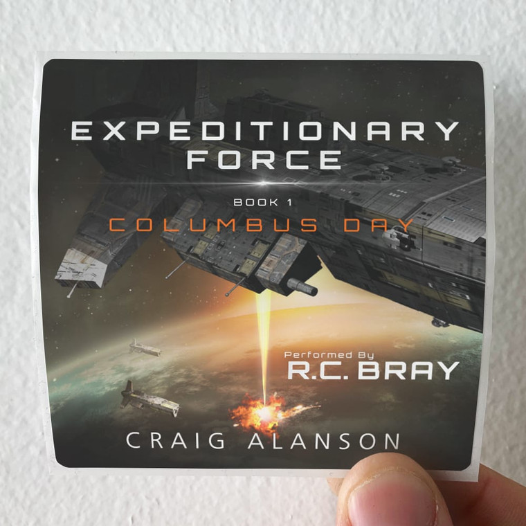 Craig-Alanson-Columbus-Day-Album-Cover-Sticker