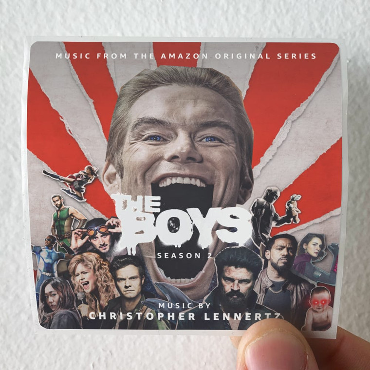 Christopher-Lennertz-The-Boys-Season-2-Album-Cover-Sticker