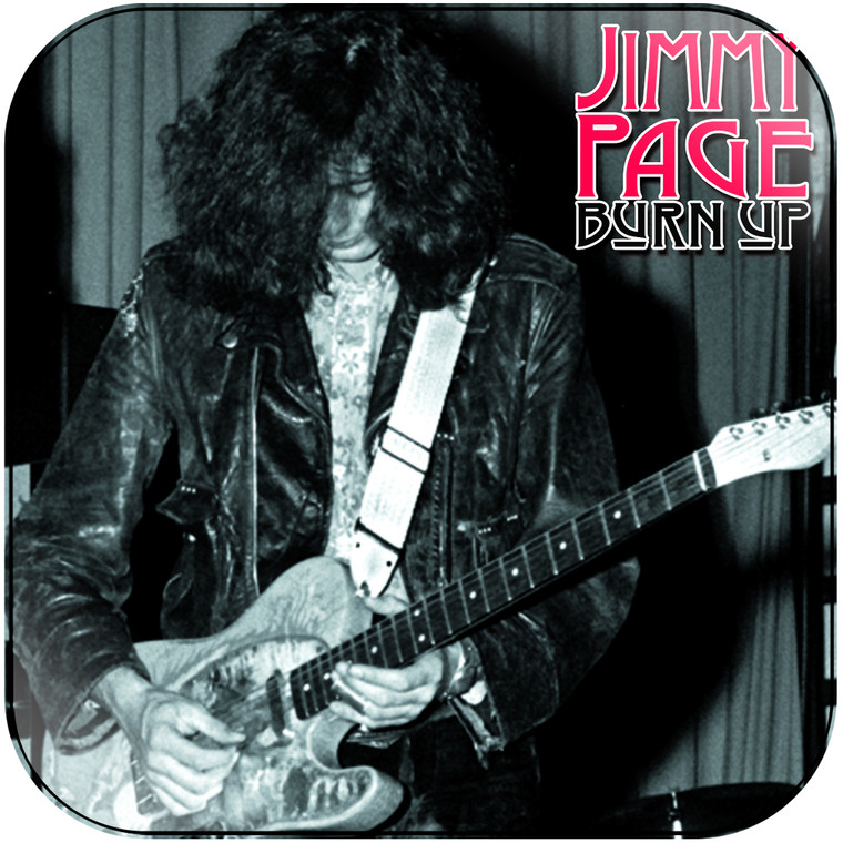 Jimmy Page Burn Up Album Cover Sticker Album Cover Sticker