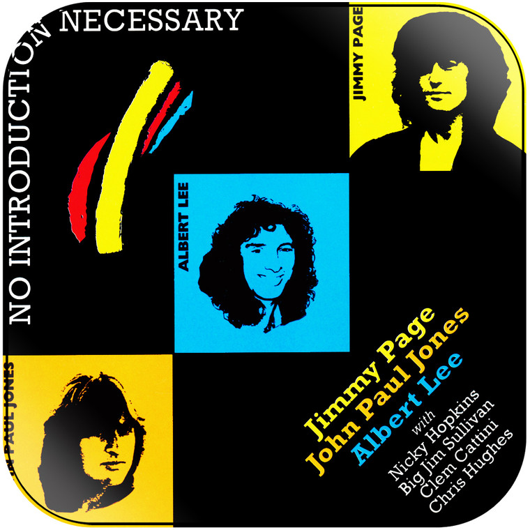 Jimmy Page No Introduction Necessary Album Cover Sticker Album Cover Sticker