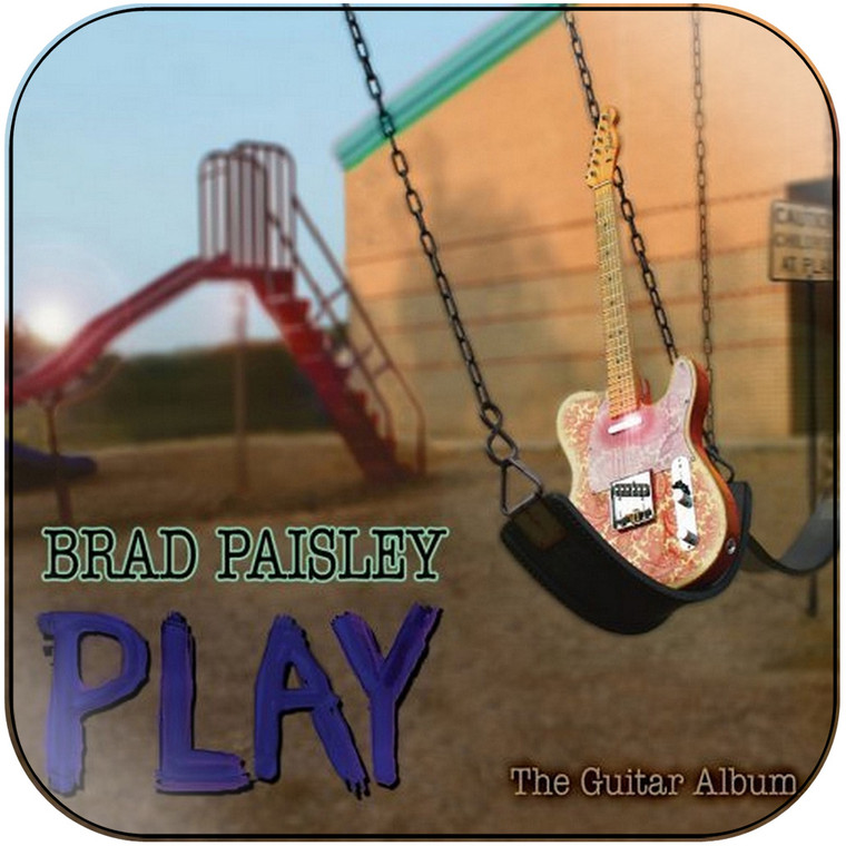 Brad Paisley Play The Guitar Album Album Cover Sticker Album Cover Sticker