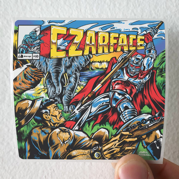 CZARFACE-Double-Dose-Of-Danger-Album-Cover-Sticker CZARFACE-Double-Dose-Of-Danger-Album-Cover-Sticker