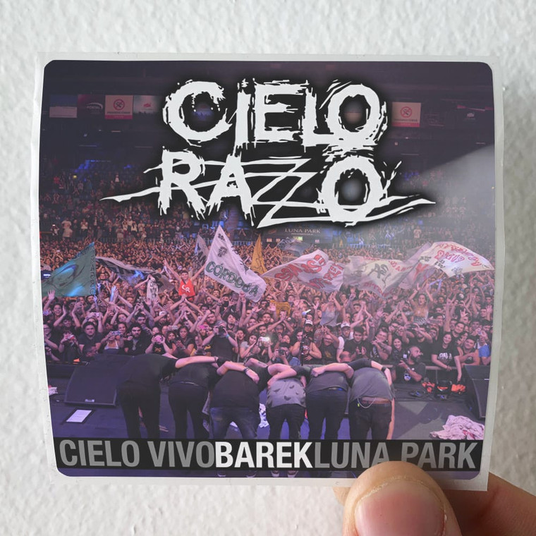 Cielo-Razzo-Barek-En-Vivo-Luna-Park-Album-Cover-Sticker