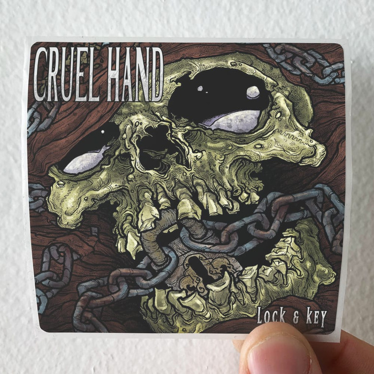 Cruel-Hand-Lock-Key-Album-Cover-Sticker