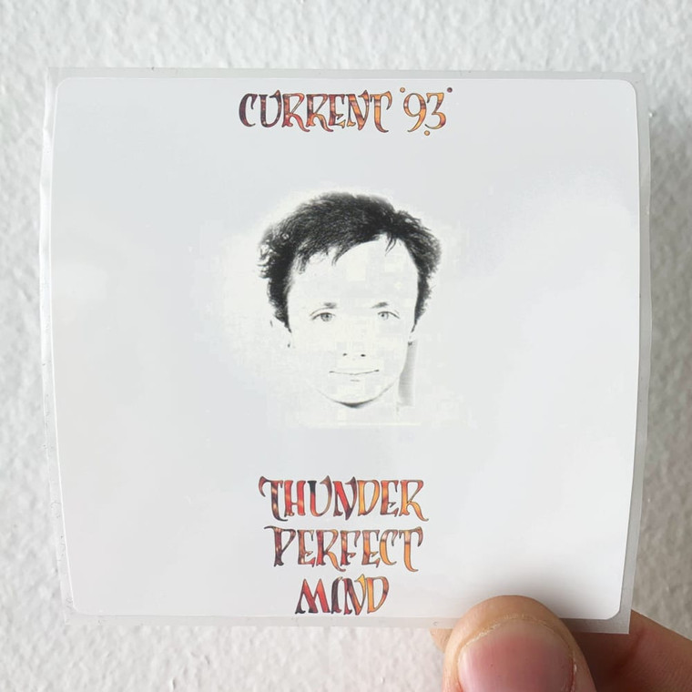 Current 93 Thunder Perfect Mind Album Cover Sticker