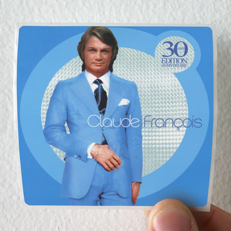 Claude-Francois-30-Ans-Dition-Anniversaire-Album-Cover-Sticker