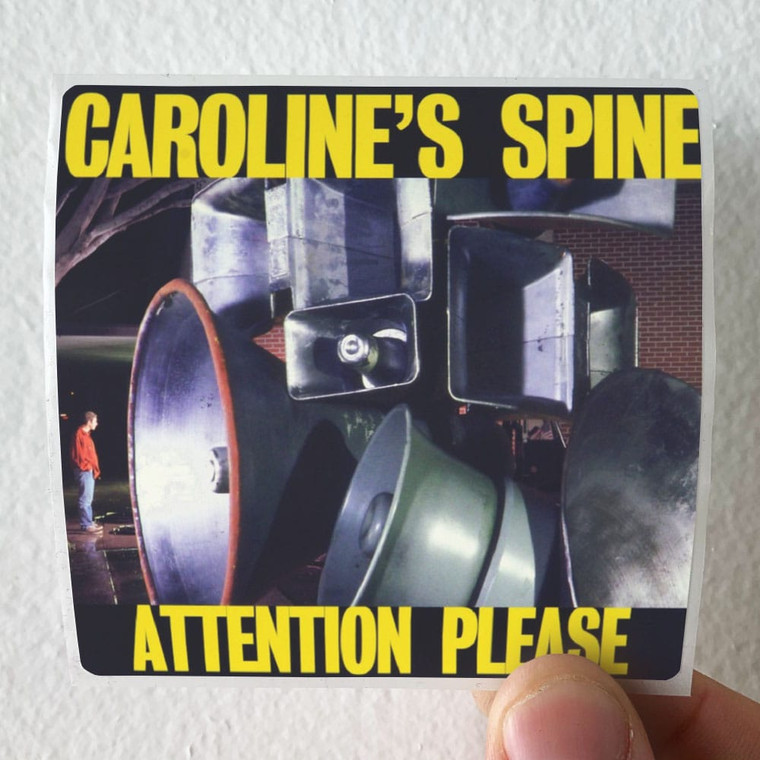 Carolines-Spine-Attention-Please-Album-Cover-Sticker