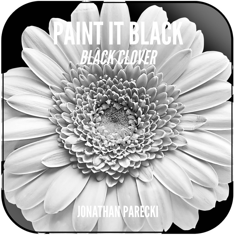 Jonathan Parecki Paint It Black From Black Clover Album Cover Sticker Album Cover Sticker